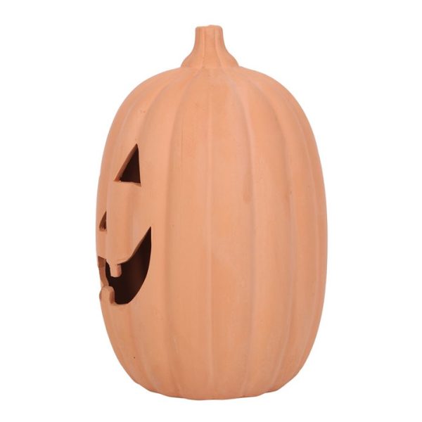 23cm Terracotta Pumpkin Ornament - Image 2
