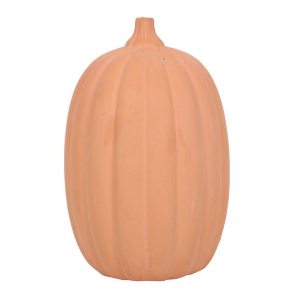 23cm Terracotta Pumpkin Ornament - Image 3