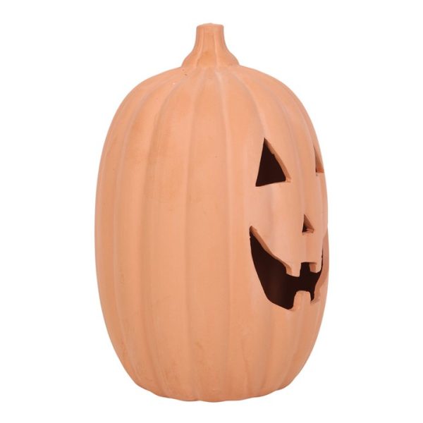 23cm Terracotta Pumpkin Ornament - Image 4