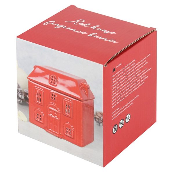 Red Ceramic House Oil Burner - Image 5