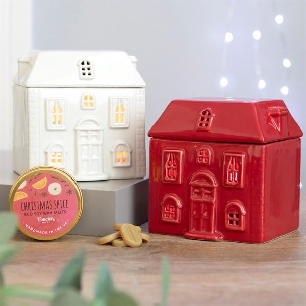 Red Ceramic House Oil Burner - Image 6