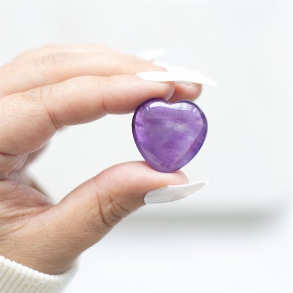 You Are Special to Me Amethyst Crystal Heart in a Bag - Image 5