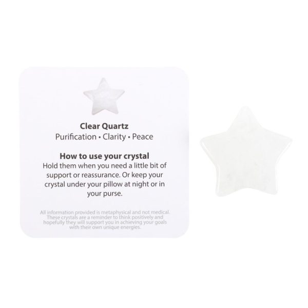 You're a Star Lucky Clear Quartz Crystal Star in a Bag - Image 2