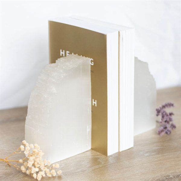 Selenite Crystal Bookends - Image 4