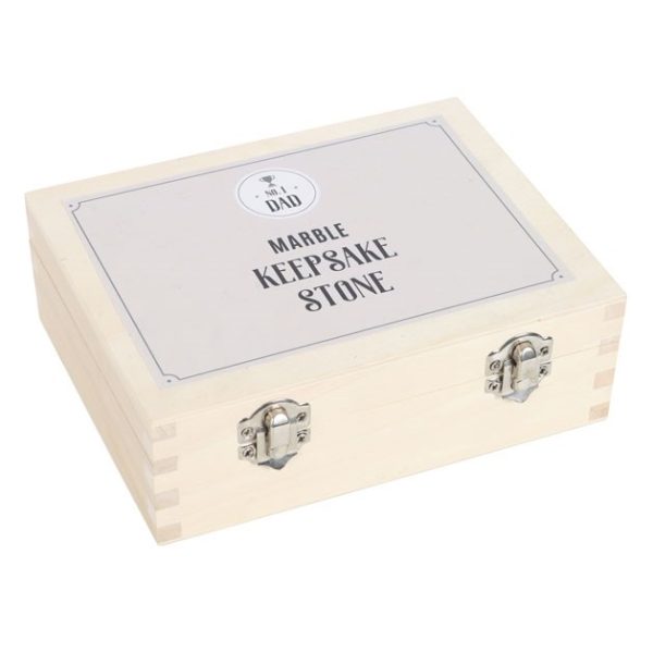 Box of 24 No. 1 Dad Marble Keepsake Stones - Image 2