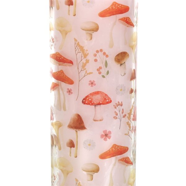 Mushroom Print Enchanted Forest Tube Candle - Image 2