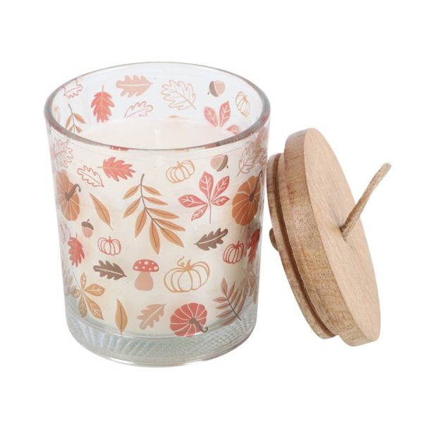 Autumn Leaves Warm Vanilla Candle - Image 2