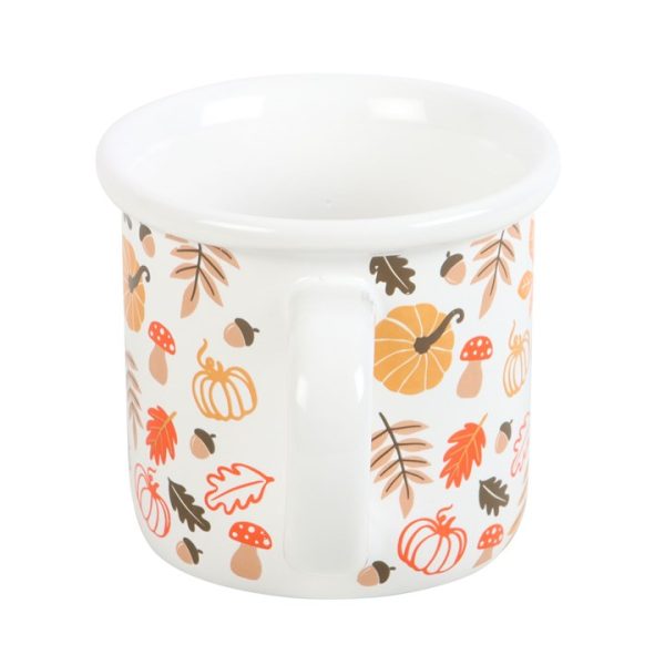 Autumn Leaves and Pumpkins Mug - Image 2