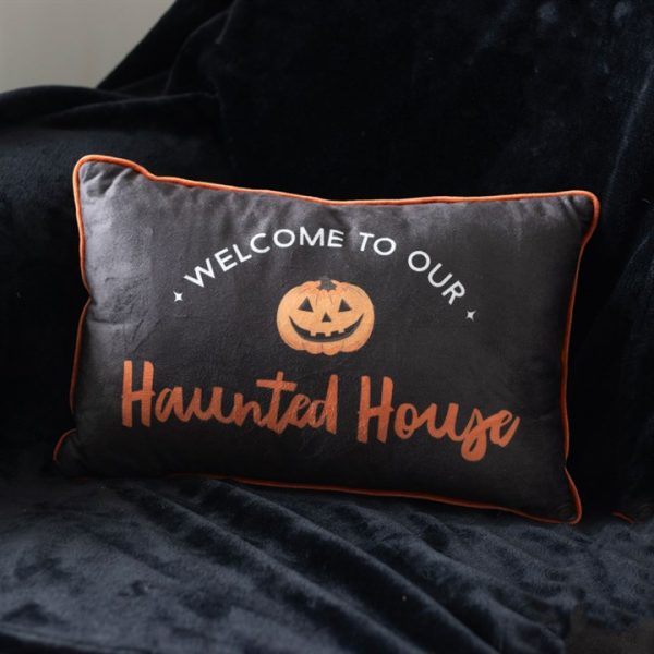 40cm Rectangular Haunted House Cushion - Image 4