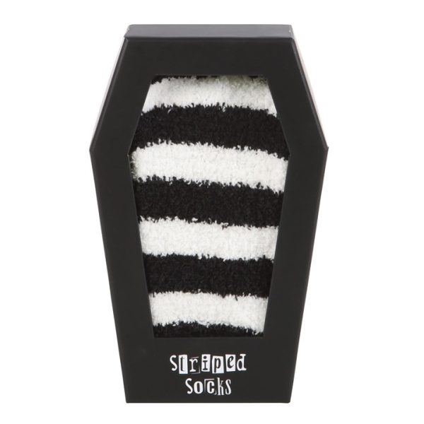 Striped Socks in Coffin Gift Box - Image 2