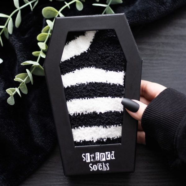 Striped Socks in Coffin Gift Box - Image 5