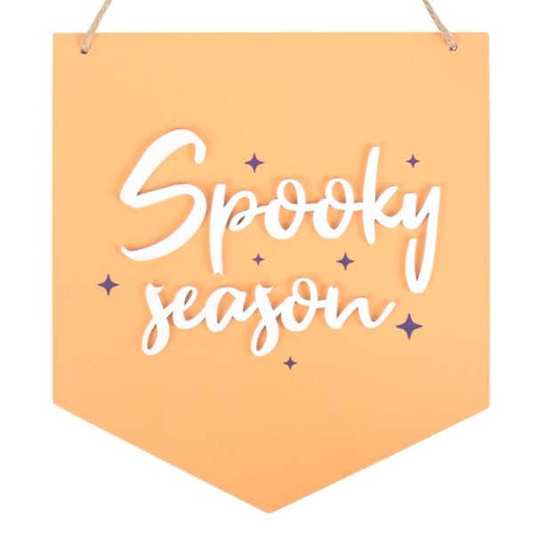 Orange Spooky Season Hanging Sign - Image 2