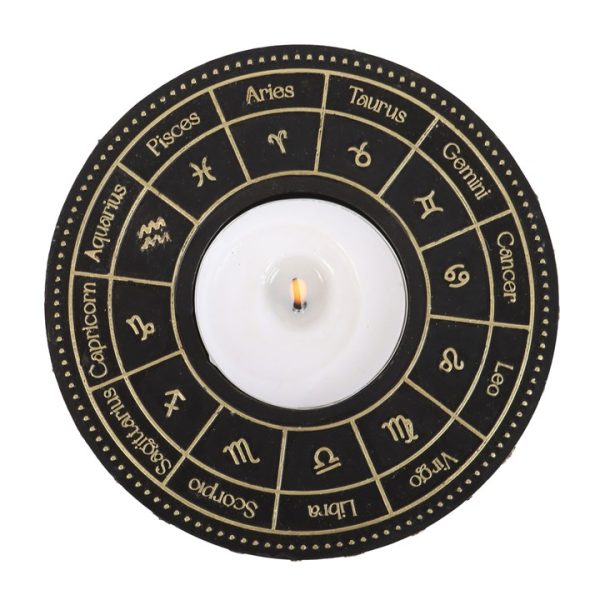 Astrology Wheel Tealight Candle Holder - Image 2