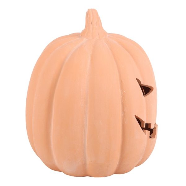 22cm Terracotta Pumpkin Ornament - Image 4