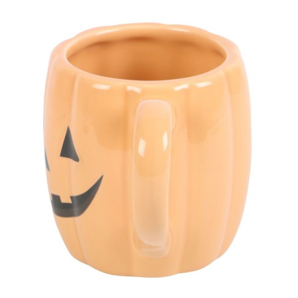 Jack-o'-Lantern Pumpkin Shaped Mug - Image 2