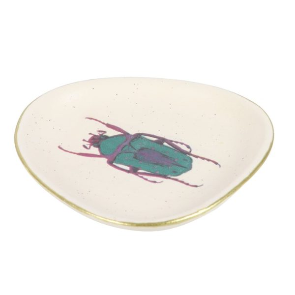 Off White Beetle Trinket Dish - Image 2