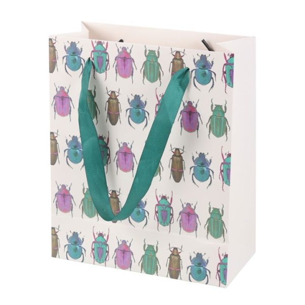 23cm Medium Beetle Print Gift Bag - Image 3