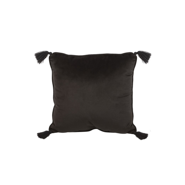 35cm Square Black Astrology Wheel Cushion - Image 2