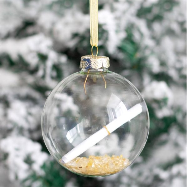 Citrine Manifestation Christmas Bauble Kit - Image 6