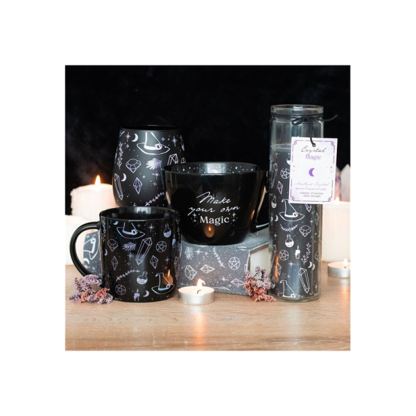 Crystal Witch Print Stemless Glass - Image 5