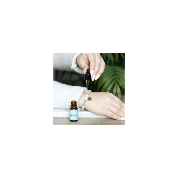 Abundance Amazonite Crystal Essential Oil Bracelet - Image 3