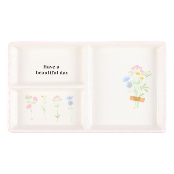 Have a Beautiful Day Floral Trinket Tray - Image 2