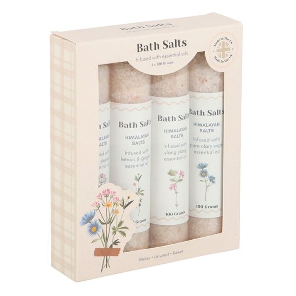 Floral Bath Salt Gift Set - Image 3