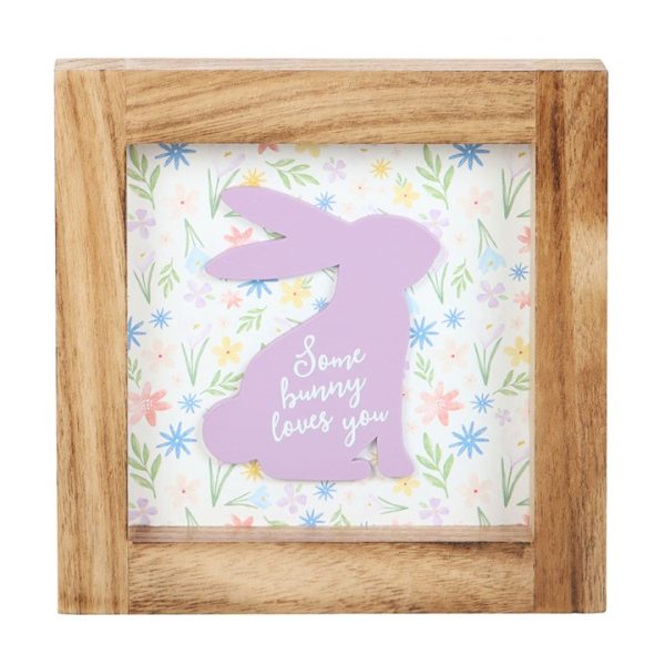 Some Bunny Loves You Wooden Frame Sign - Image 2