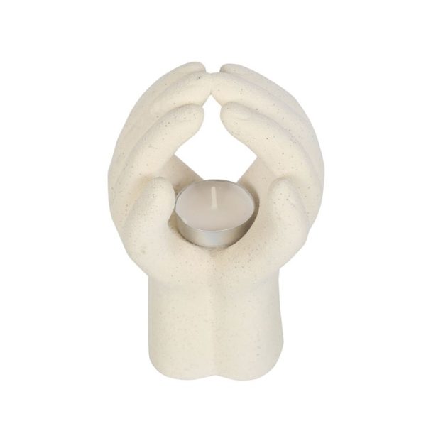 Praying Hands Tealight Holder - Image 3