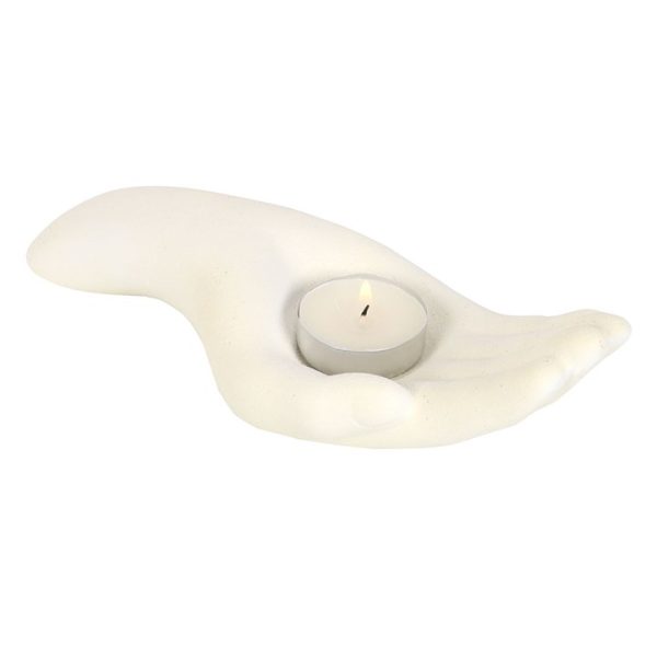 Open Hand Tealight Holder - Image 2