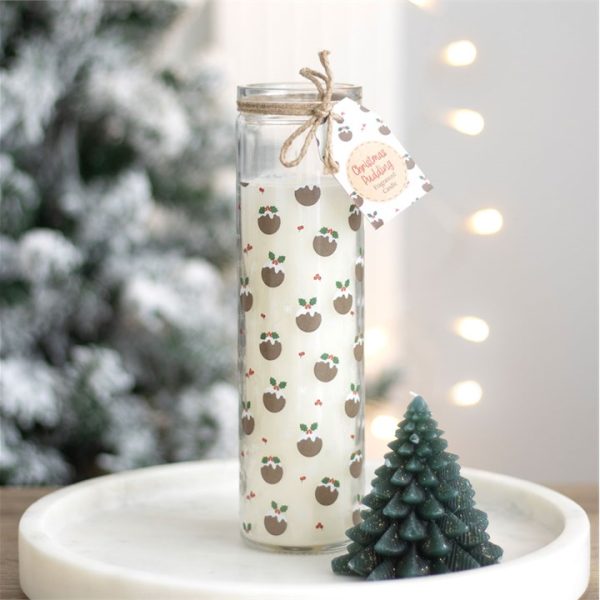 Christmas Pudding Advent Tube Candle - Image 4