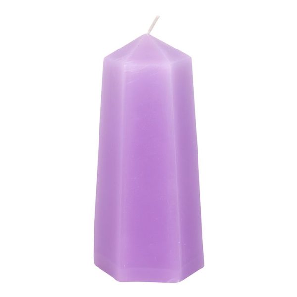 Calming Crystal Candle with Rough Amethyst - Image 4