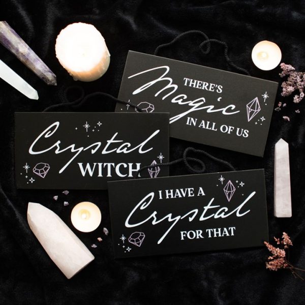 Crystal Witch Hanging Sign - Image 5