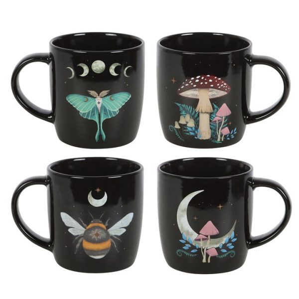 Set of 4 Dark Forest Mugs - Image 2