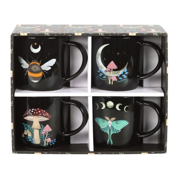 Set of 4 Dark Forest Mugs - Image 3