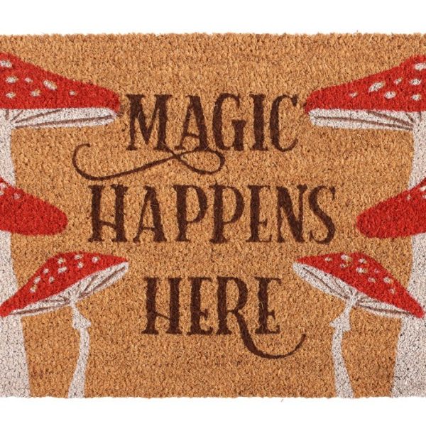 Natural Magic Happens Here Mushroom Doormat - Image 2