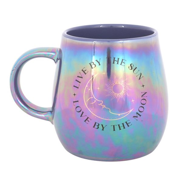 Live by the Sun Love by the Moon Iridescent Mug - Image 2