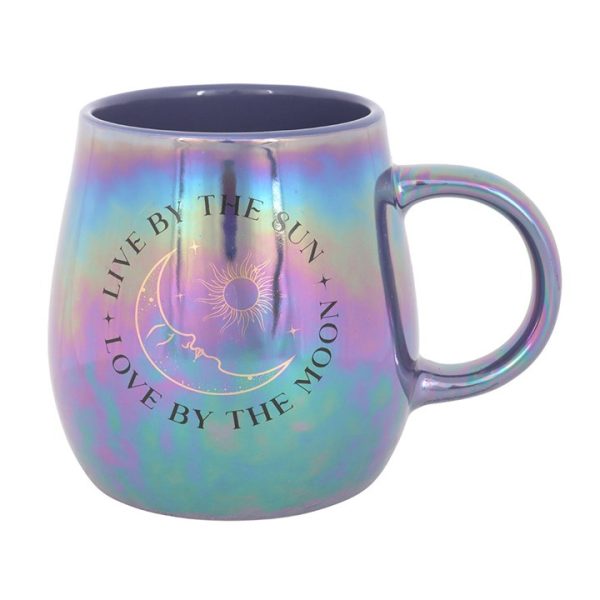 Live by the Sun Love by the Moon Iridescent Mug - Image 4