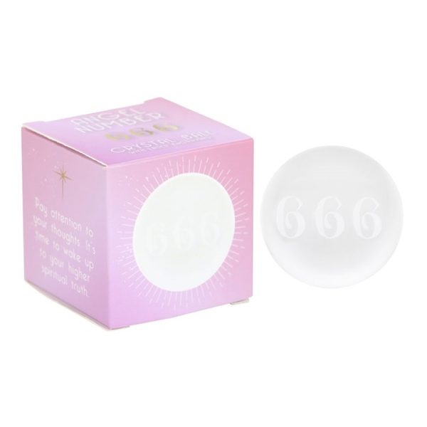 666 Angel Number Crystal Ball - Image 2