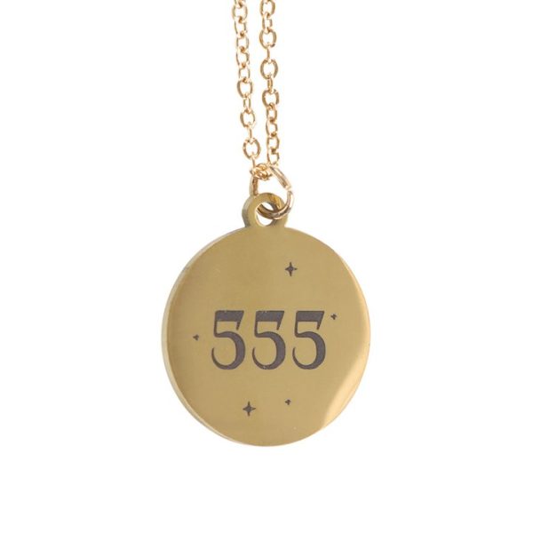 555 Angel Number Change Necklace - Image 4