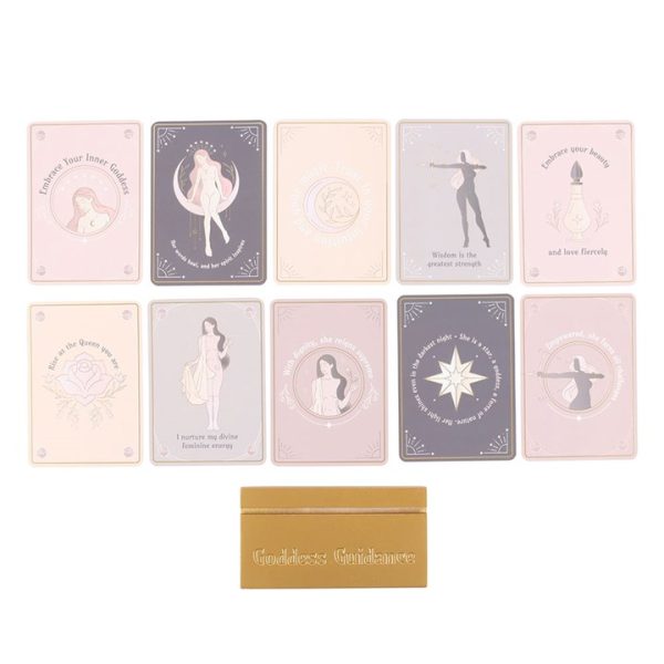 Goddess Energy Affirmation Cards with Wooden Stand - Image 5