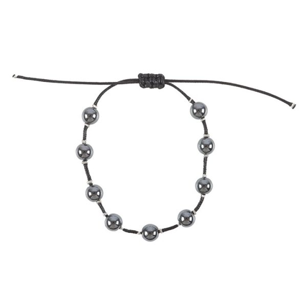 Healing Hematite String Bracelet - Image 3