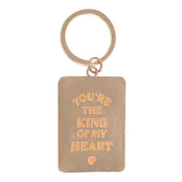 King of My Heart Playing Card Keyring - Image 4