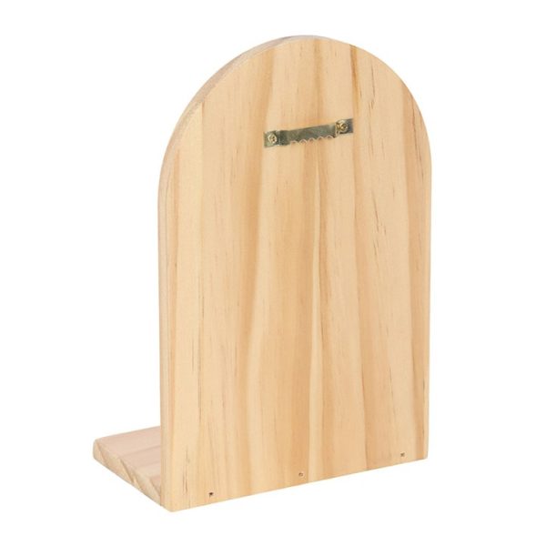 Natural Luna Moth Wooden Incense Holder Shelf - Image 4