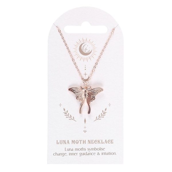 Luna Moth Pendant Necklace - Image 2