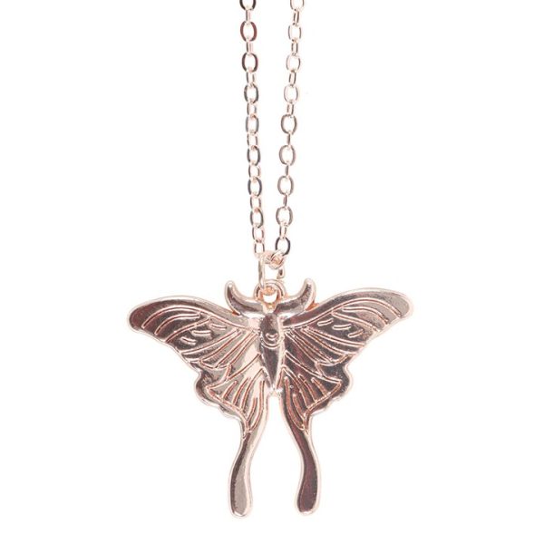 Luna Moth Pendant Necklace - Image 4