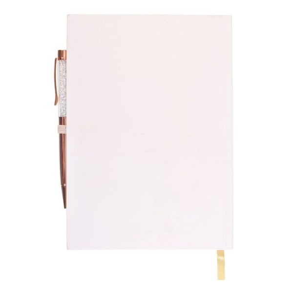 Luna Moth Daily Reflection Journal and Clear Quartz Crystal Pen - Image 4