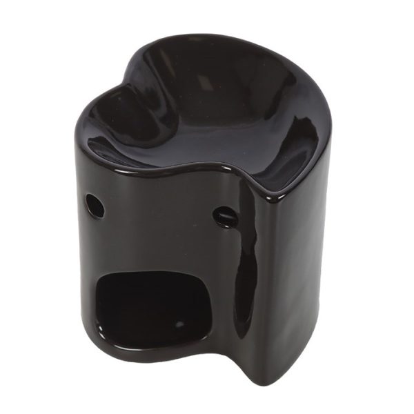 Black Heart Oil Burner and Wax Warmer - Image 2