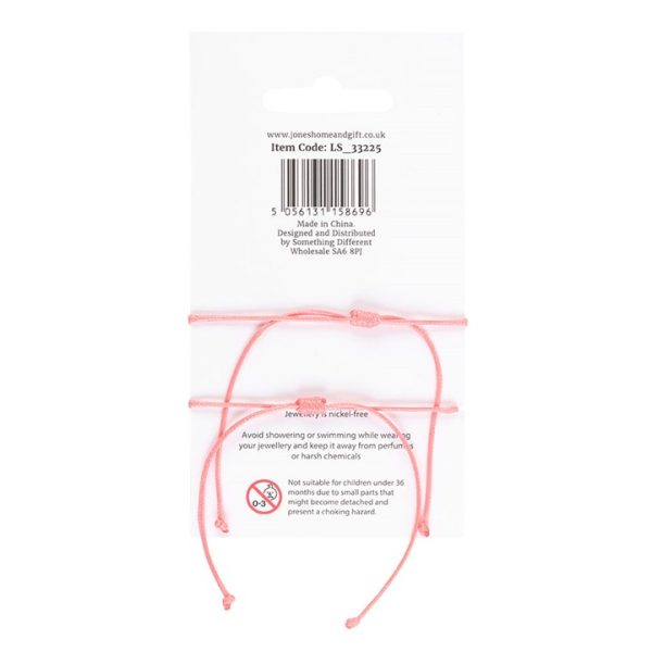 Pair of Besties Enamel Heart Charm Bracelets - Image 3
