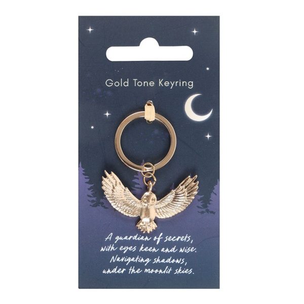 Night Owl Metal Keyring - Image 2